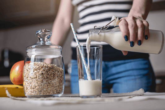 Homemade oat milk