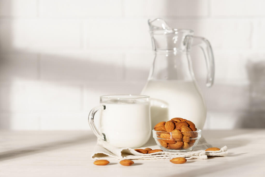 Healthy almond milk